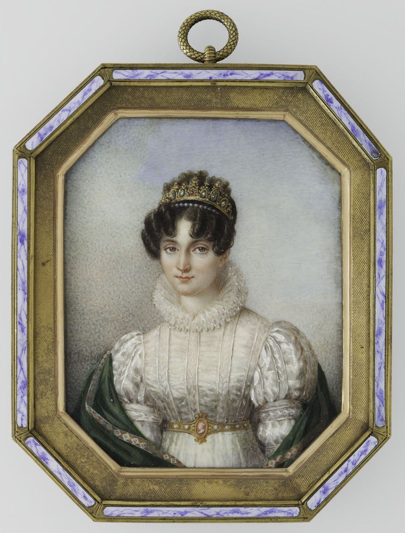 Portrait of Pauline Bonaparte in ivory by Jean Baptiste Isabey