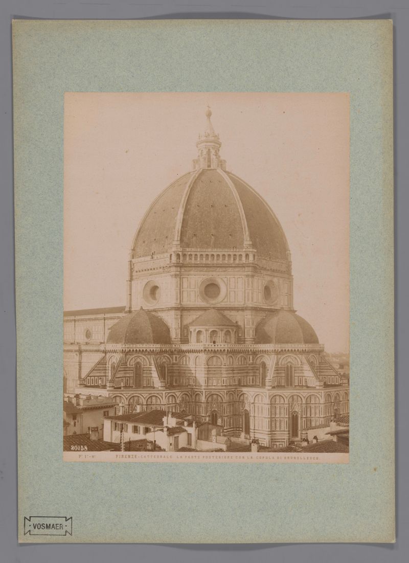 Albumen print of Florence Cathedral's dome by Fratelli Alinari