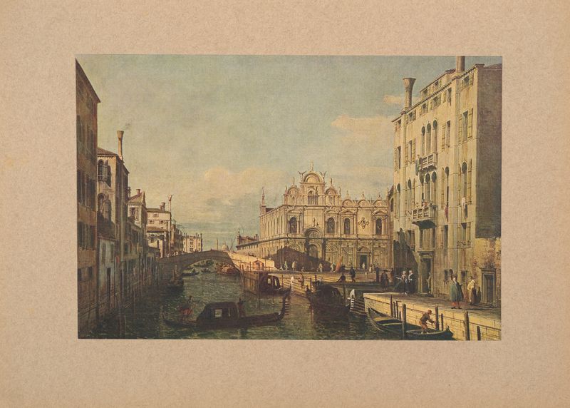 La Scuola di S. Marco by Corrado Ricci, academic style, depicting Venetian architecture