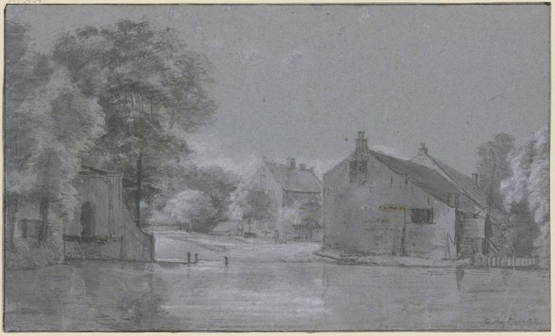 Landscape with a river and trees by Roelant Roghman, unknown medium