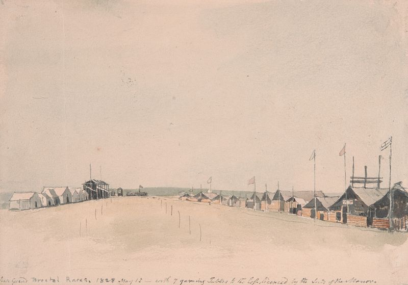 The Race Course at Bristol by George Cumberland, unknown medium