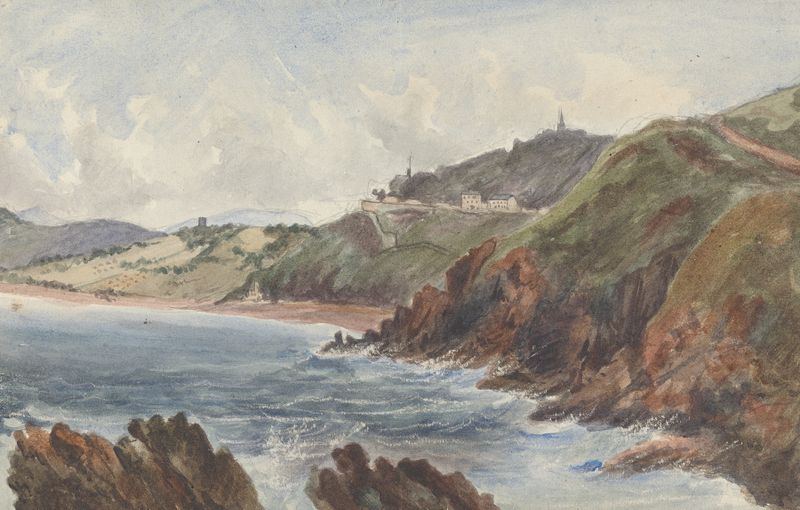Landscape of Bray Head by James Arthur O'Connor, oil painting