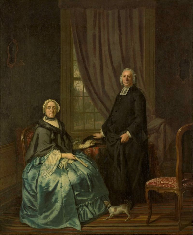 Retrato de Petrus Bliek y Cornelia Drost, pintura al óleo de Hendrik Pothoven
