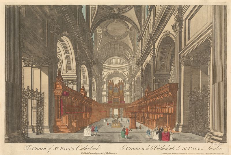 Arquitectura gótica de la Catedral de San Pablo de Thomas Bowles III