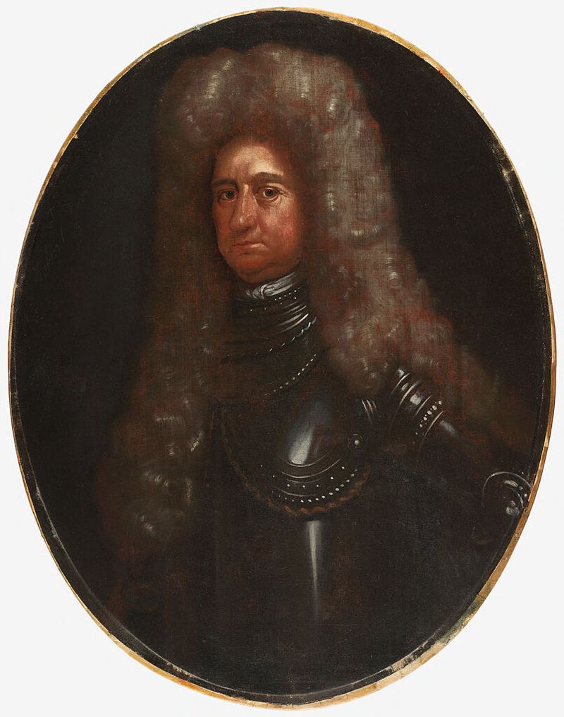Retrato de Fitz-John Winthrop, óleo sobre lienzo de un artista no identificado