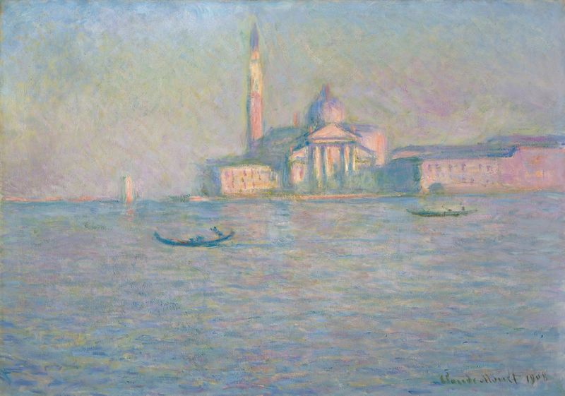 The Church of San Giorgio Maggiore, oil painting by Claude Monet