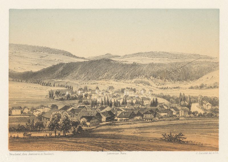 Paisaje de Jean Jacottet, óleo sobre lienzo, que representa formas etéreas y suaves matices.
