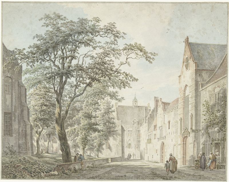 Paisagem de Montfoort de Pieter Jan van Liender, pintura a óleo