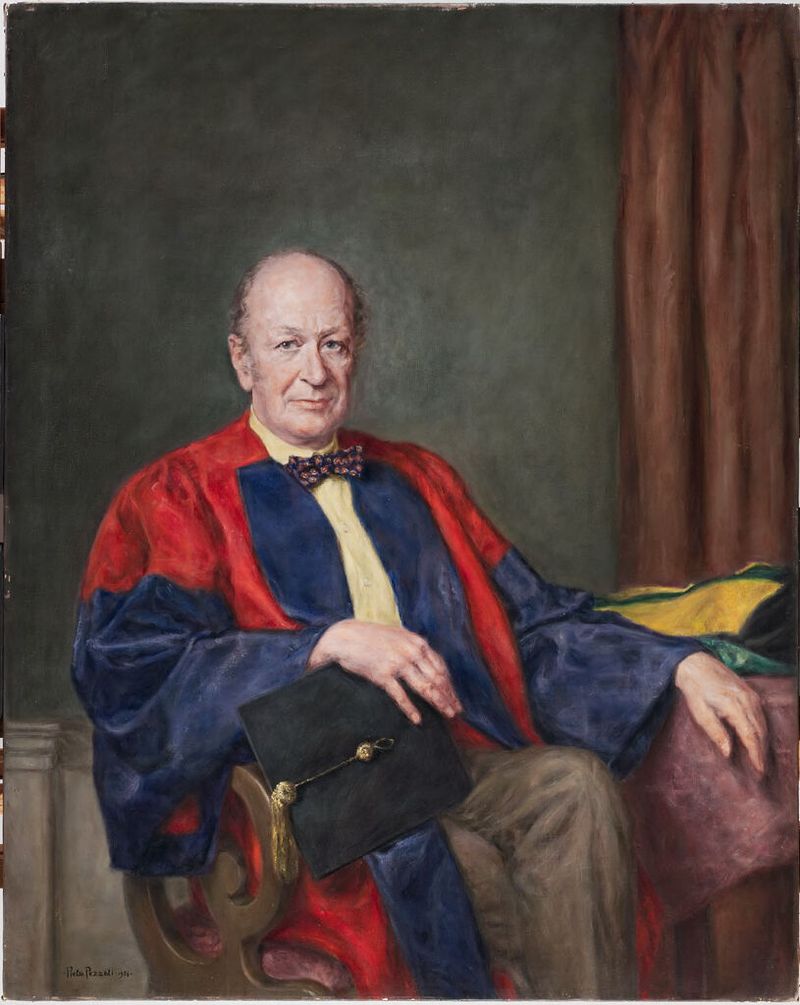 Retrato de Robert Higgins Ebert, óleo sobre lienzo de Pietro Pezzati