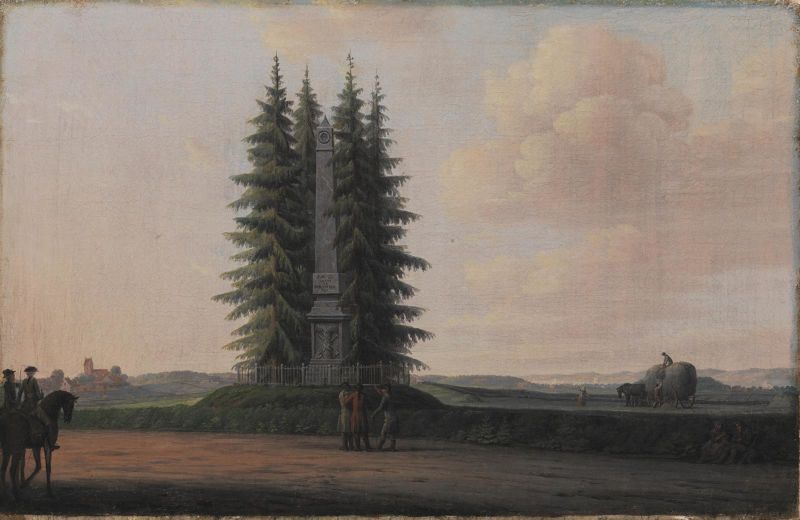Neoclassicism monument by Erik Pauelsen, 1788