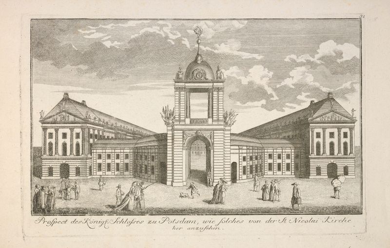 Architecture of German cities Pl.25, estilo Rococó de Unknown Artist
