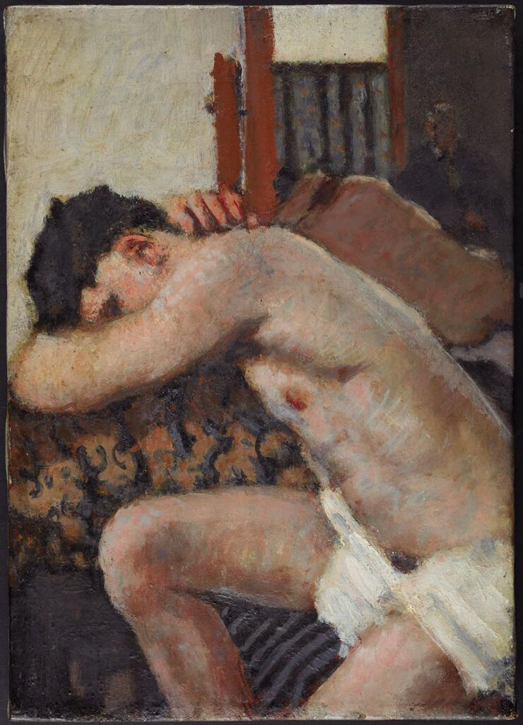 Retrato de Allen Parker, óleo sobre lienzo de Denman Waldo Ross