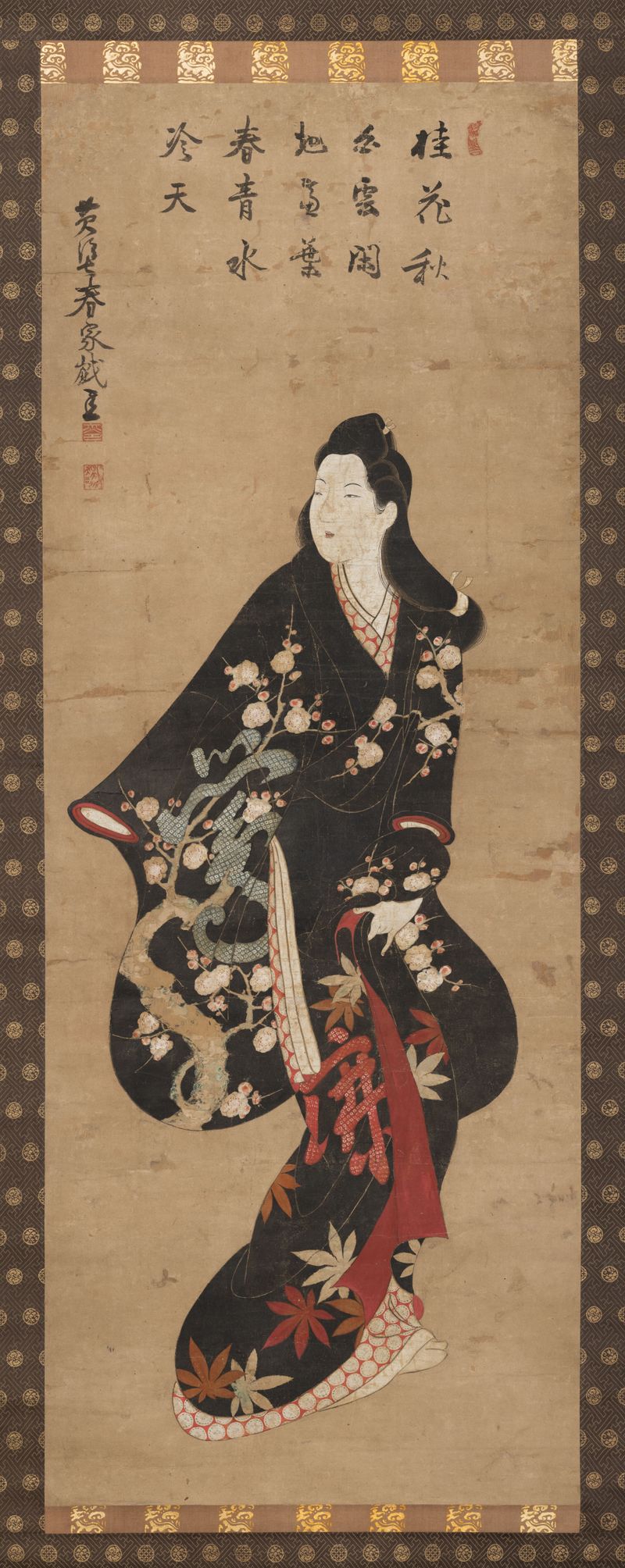 Standing Beauty in a Dance Pose, papel, Unknown Artist