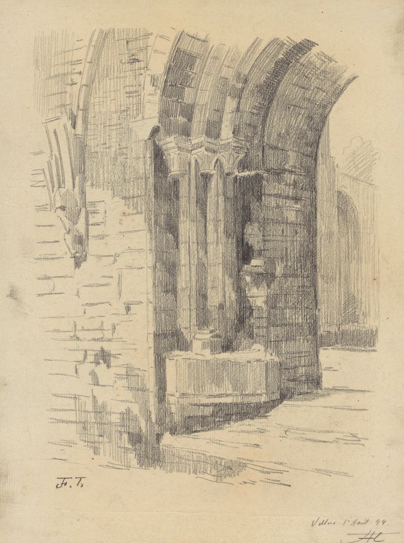 Archway of Villers-la-Ville abbey by Jean-François Taelemans, medium unknown