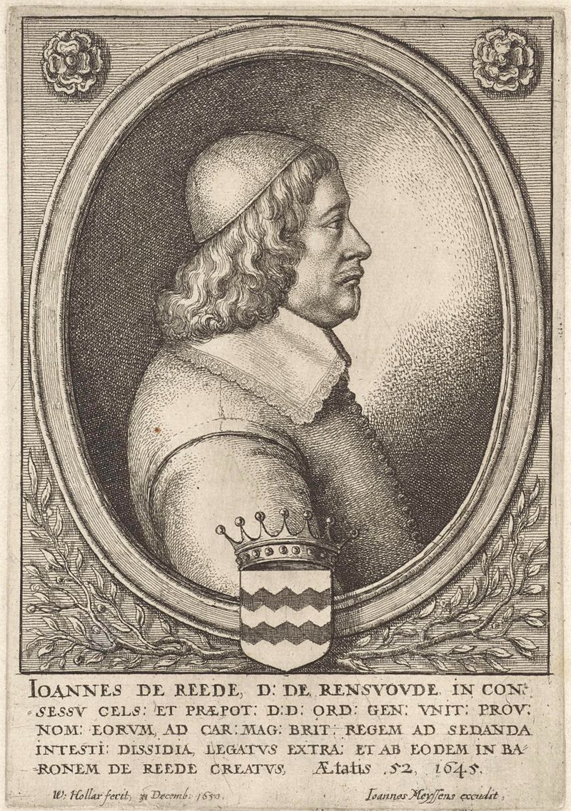 Gravura de Johan baron van Reede de Wenceslaus Hollar