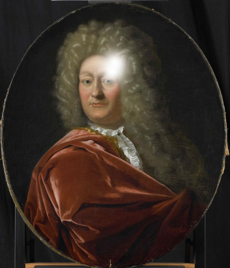 Portrait of Adriaen Paets, oil painting by Pieter van der Werff, depicting a man in dark attire.