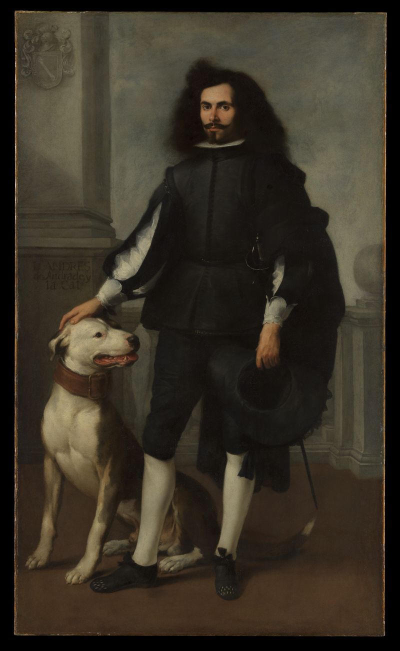 Retrato de Don Andrés de Andrade y la Cal, óleo sobre tela de Bartolomé Estebán Murillo