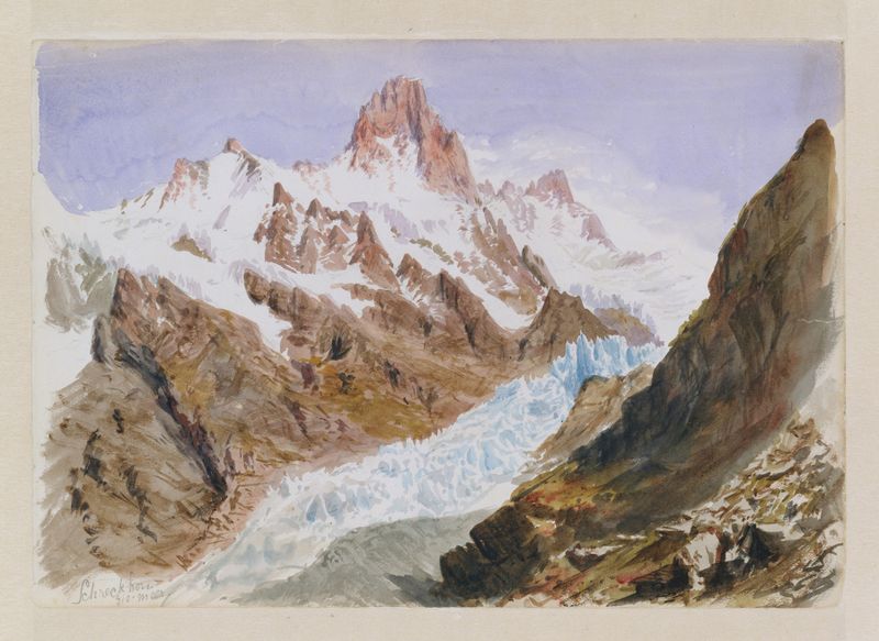 Capa de Splendid Mountain Watercolours Sketchbook de John Singer Sargent, aquarela