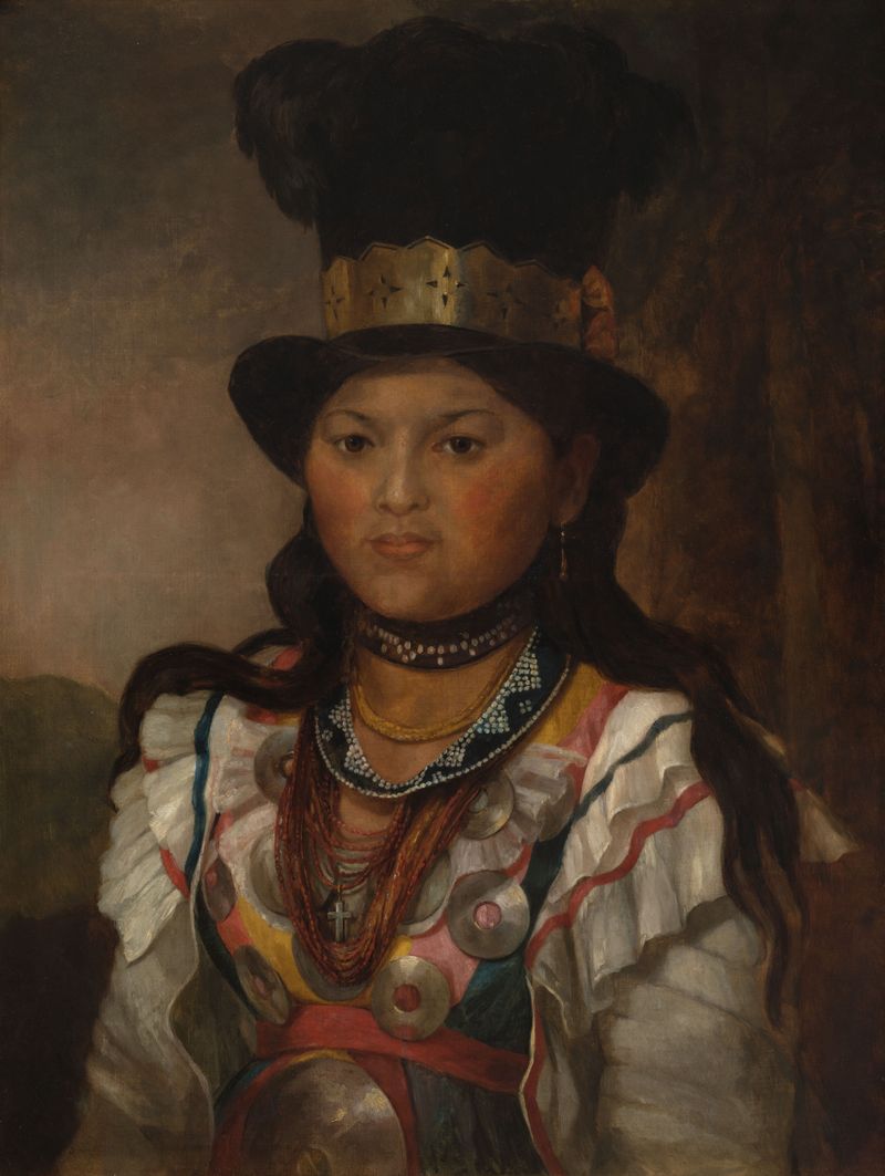 Retrato de Sarah Neptune, óleo sobre lienzo de Anna Eliza Hardy