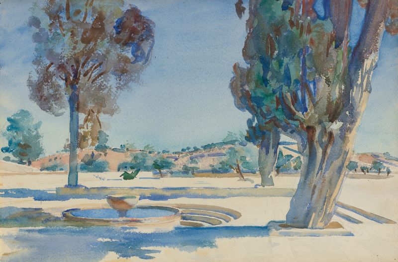 Jerusalén de John Singer Sargent, impresionismo, arquitectura