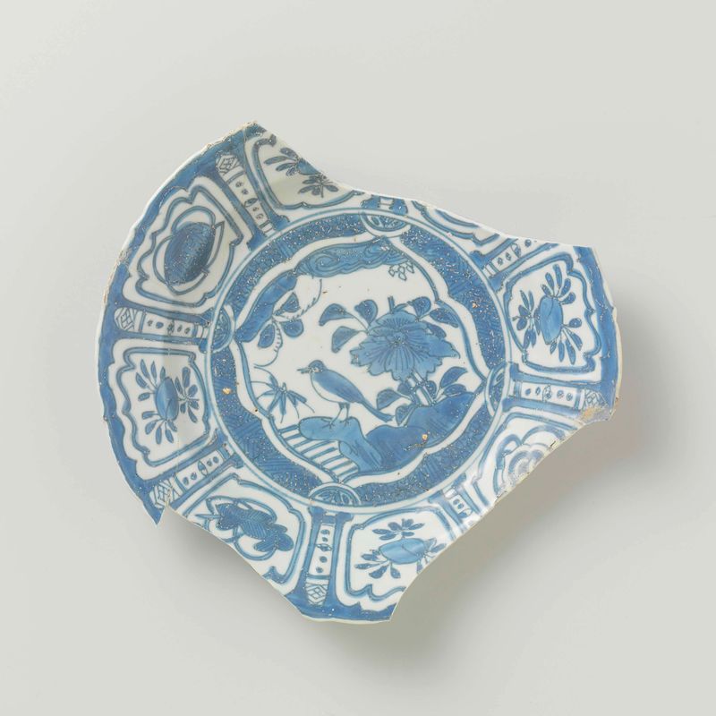 Fragmento de un barco de la Edad de Oro Holandesa, pintado por Unknown Artist, óleo