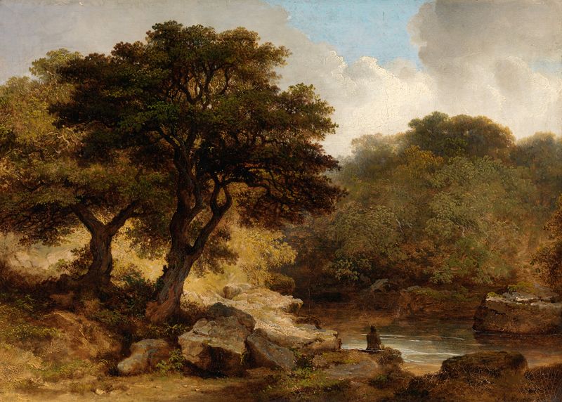 Landscape of the Glen of the Dargle by James Arthur O'Connor, oil painting