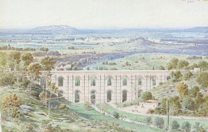 L’aqueduc Médicis d’Arcueil, óleo sobre lienzo de Fédor Hoffbauer