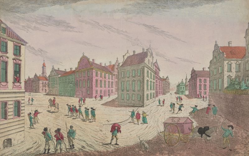 Vista de Nueva York, Romanticismo, artista desconocido