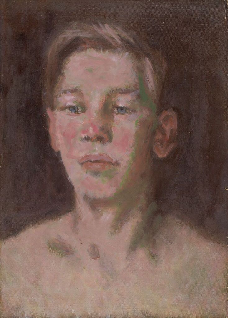 Retrato de un Joven, óleo sobre lienzo de Denman Waldo Ross