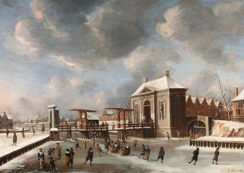 The Heiligewegs Gate, oil on canvas by Jan Abrahamsz Beerstraaten