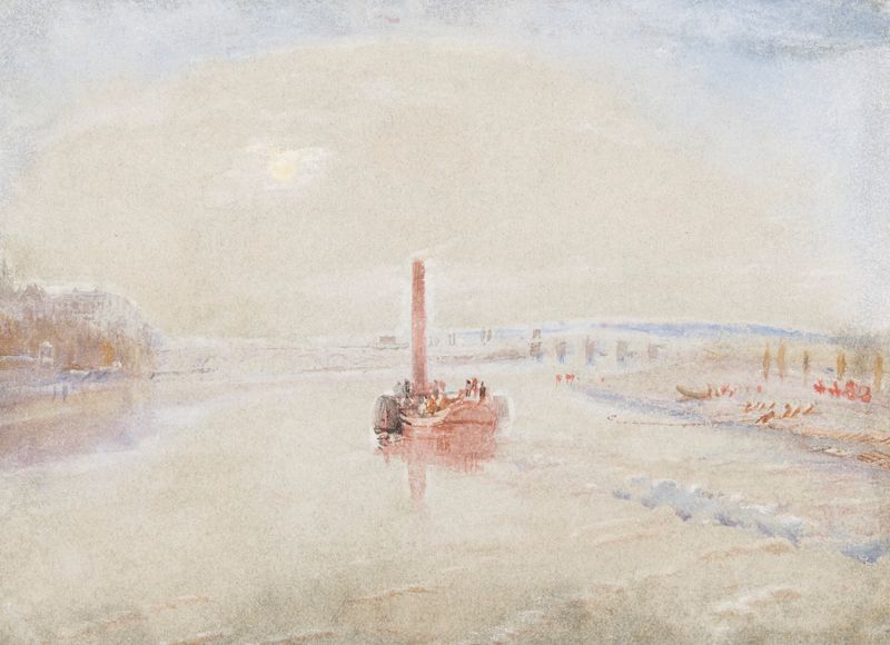 The Confluence of the Seine and the Marne, oil painting by Joseph Mallord William Turner
