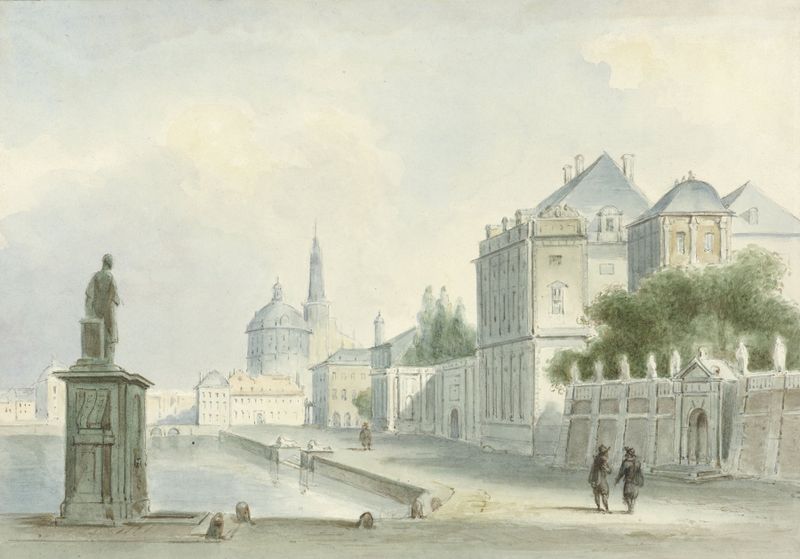 Cidade italiana de Bartholomeus Johannes van Hove, meio desconhecido