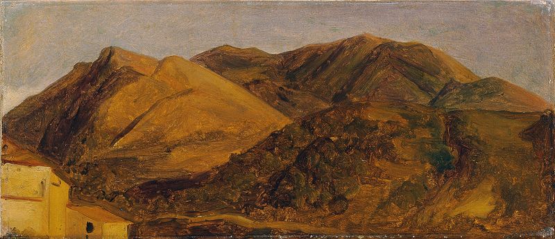 Campos exuberantes y un cielo amplio en una pintura al óleo de Carl Rahl