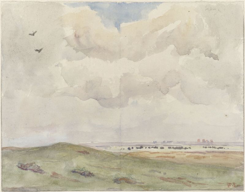 Paisagem com dunas e um rebanho de Frans Smissaert, meio desconhecido
