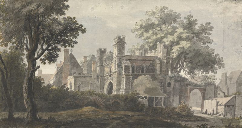 The Great Gate of St. Augustine’s Monastery, Gothic architecture by Jonathan Skelton