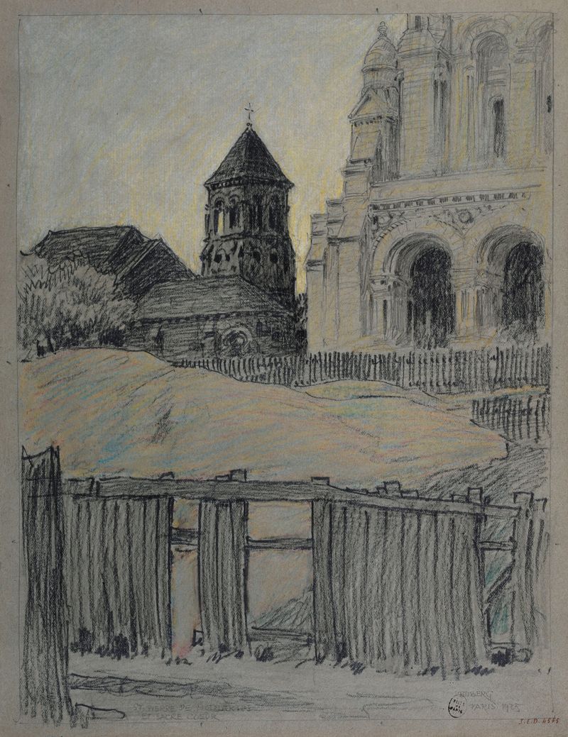 Arquitectura de Sacré-Cœur por Ferdinand Boberg, 1925, medio desconocido