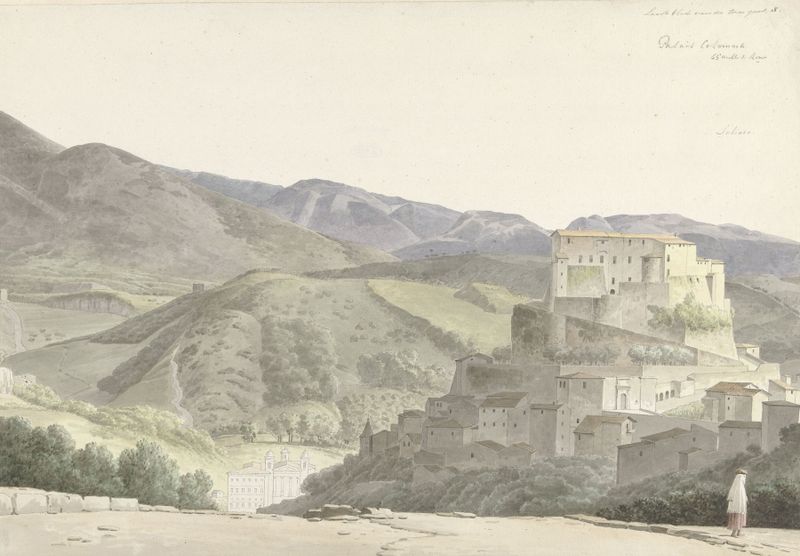 Paisagem do Romantismo por Josephus Augustus Knip retratando árvores e um ambiente sereno