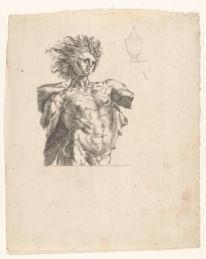 Representación neoclásica de Apolo con un jarrón, Unknown Artist