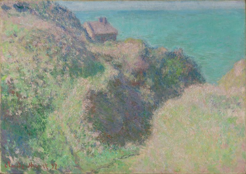 Gorge of the Petit Ailly, óleo sobre tela de Claude Monet