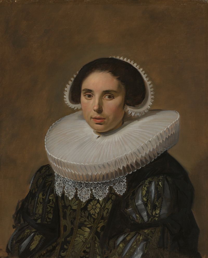 Portrait of Duijfje van Gerwen by Frans Hals, oil on canvas