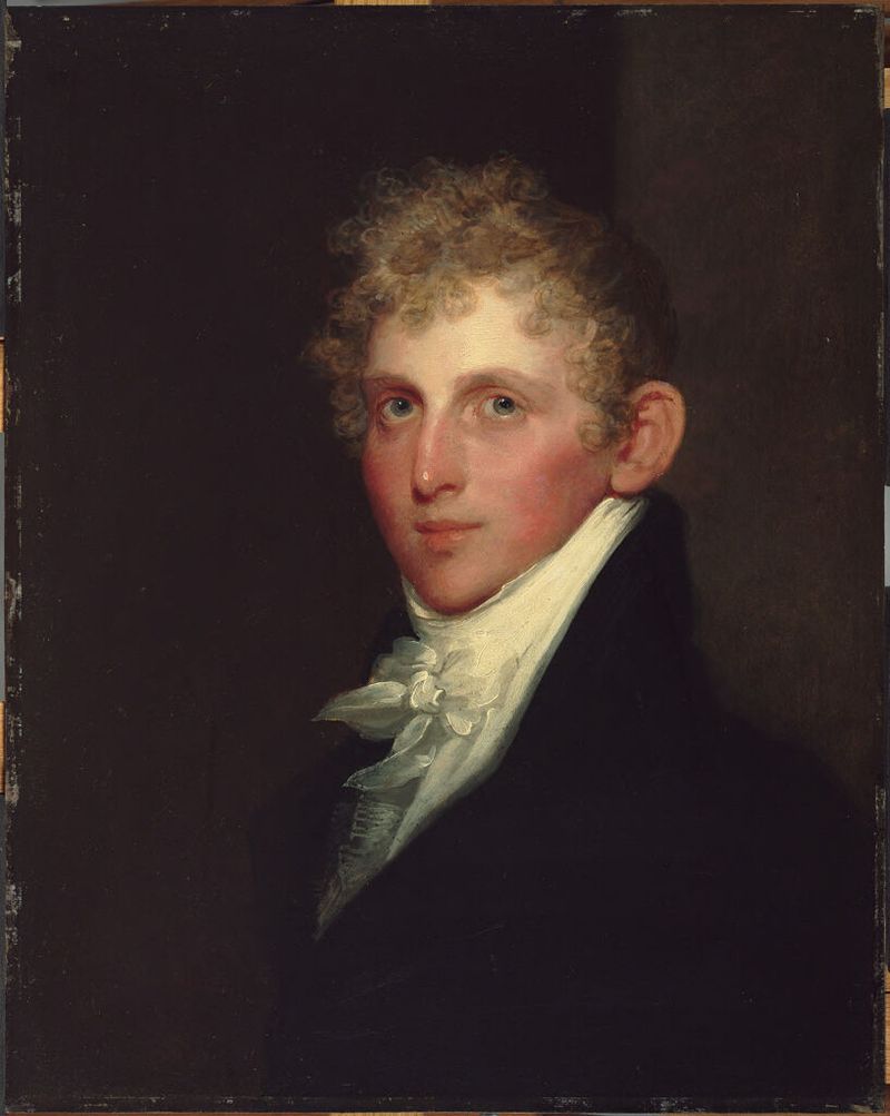 Portrait of William Porter Jr. by Gilbert Stuart, oil on panel