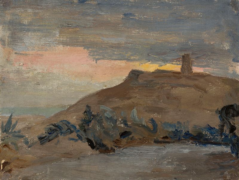 Arquitectura en Atenas de Jan Ciągliński, 1905, pintura al óleo