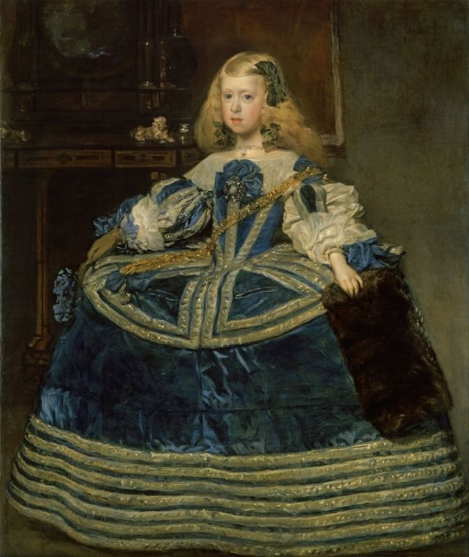 Portrait of Infanta Margarita Teresa in a blue dress, oil on canvas by Diego Velázquez