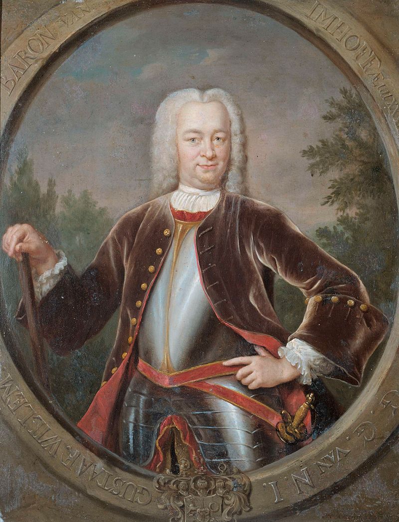 Portrait of Gustaaf Willem, Baron van Imhoff, metal by Jan Maurits Quinkhard