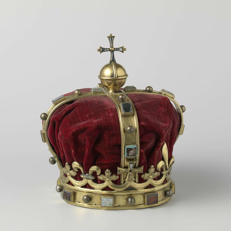 Crown for the King of Ardra, artista desconocido, objeto histórico, oro y joyas