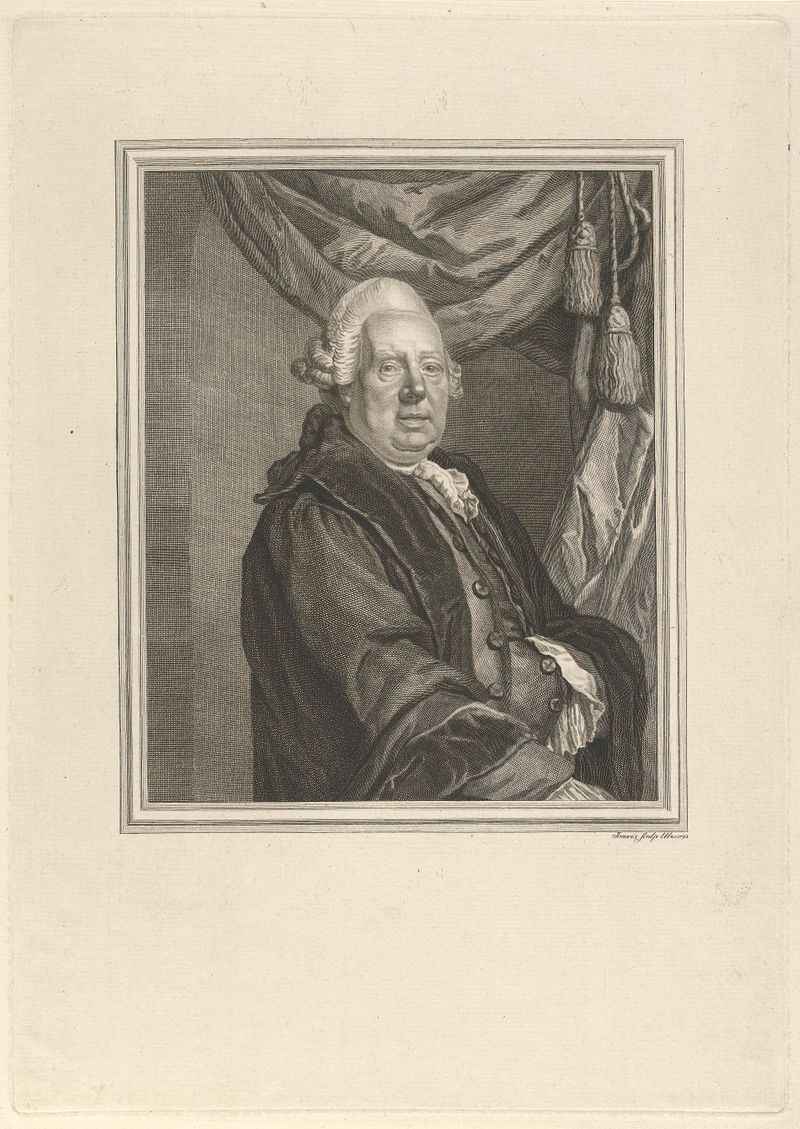Etching by Pieter Hendrik Jonxis depicting David Ruhnken with soft light and a contemplative expression.