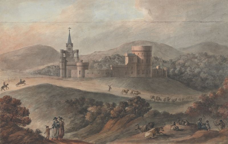 Neoclassicism stable architecture by Robert Adam