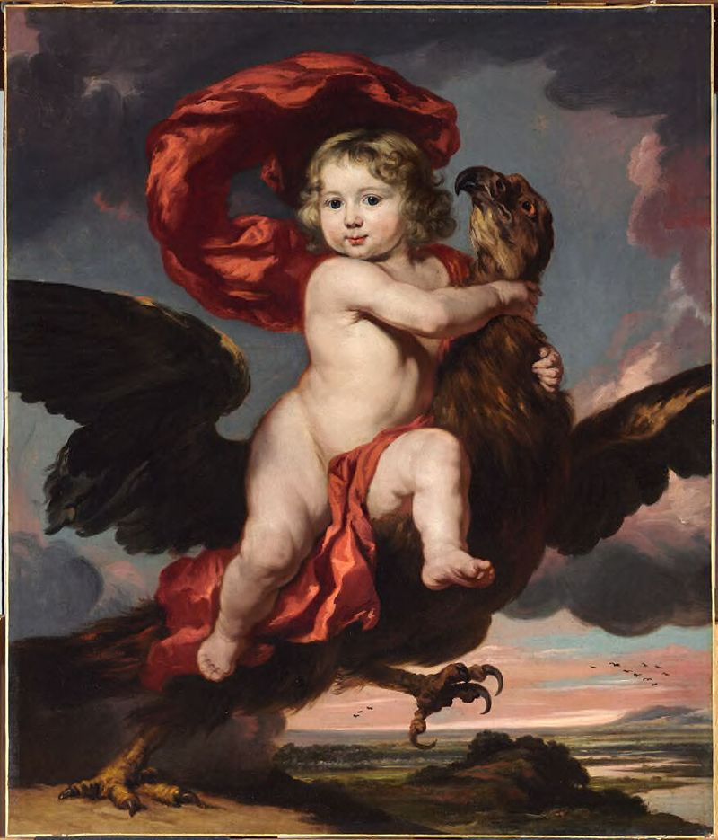 Portrait of George Bredehoff de Vicq as Ganymede, oil on canvas by Nicolaes Maes