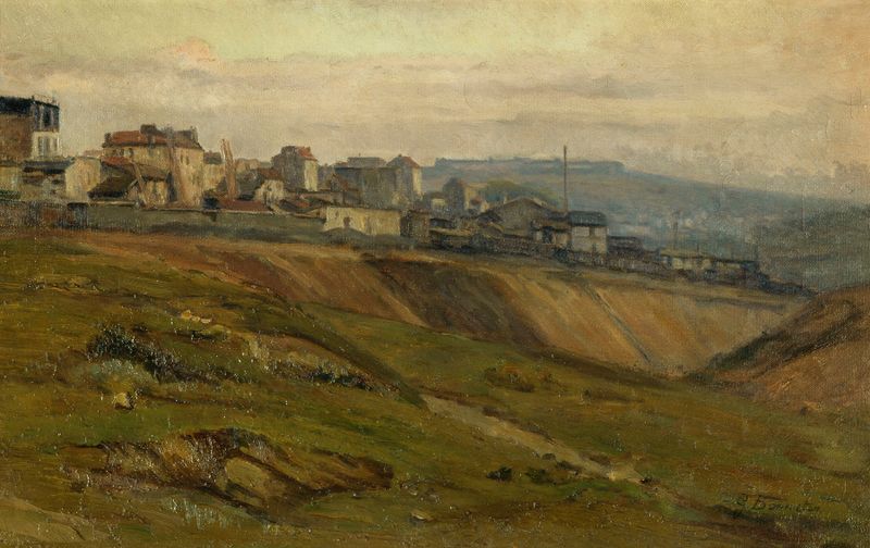 La rue du Moulin-des-Prés de Germain Eugène Bonneton, impresionismo, que muestra una vibrante calle parisina.