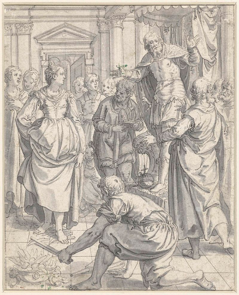 Pintura religiosa de Johann Mathias Kager mostrando Kunigunda iluminada pela luz.